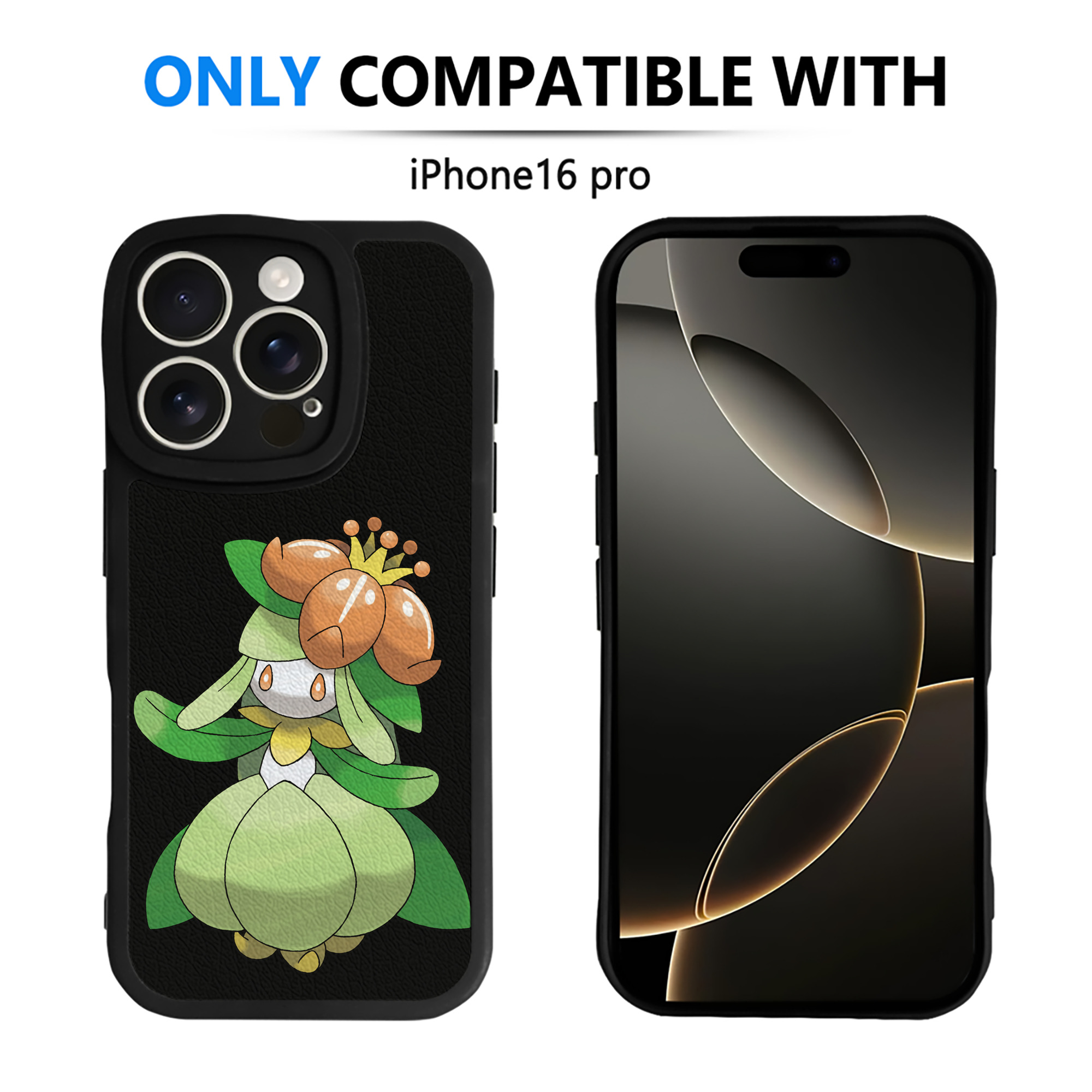 （画像用） ポケットモンスター Pokémon 【iPhone 16シリーズ対応】シリコンスマホケース（レザー調） 材質：シリコン